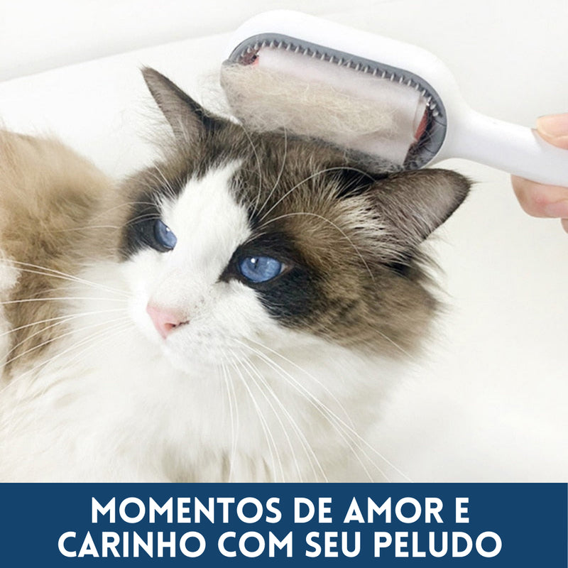 Escova Tira Pelos CleanPet para Cães e Gatos