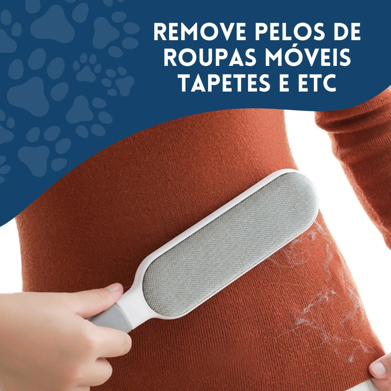Escova LimPet Removedora De Pelos Auto-Limpante
