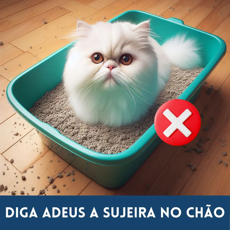 Tapete CleanPaws - Impermeável Anti Sujeira para Caixa de Areia